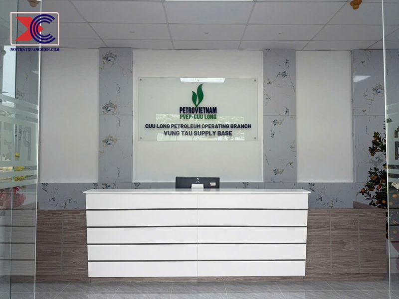 Thi công nội thất văn phòng Dự án Chi nhánh khai thác dầu khí Cửu Long chi nhánh Vũng Tàu