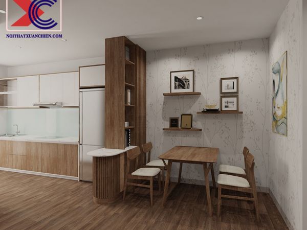Thiết kế thi công trọn gói nội thất căn hộ Hodeco Plaza