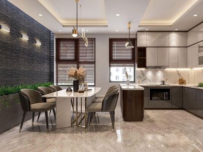 Nội thất Xuân Chiến - Các Dáng Tủ Bếp Phổ Biến Nhất