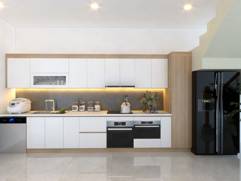 Cung cấp và lắp đặt tủ bếp trên, dưới - Block B, C (Lavita Charm)